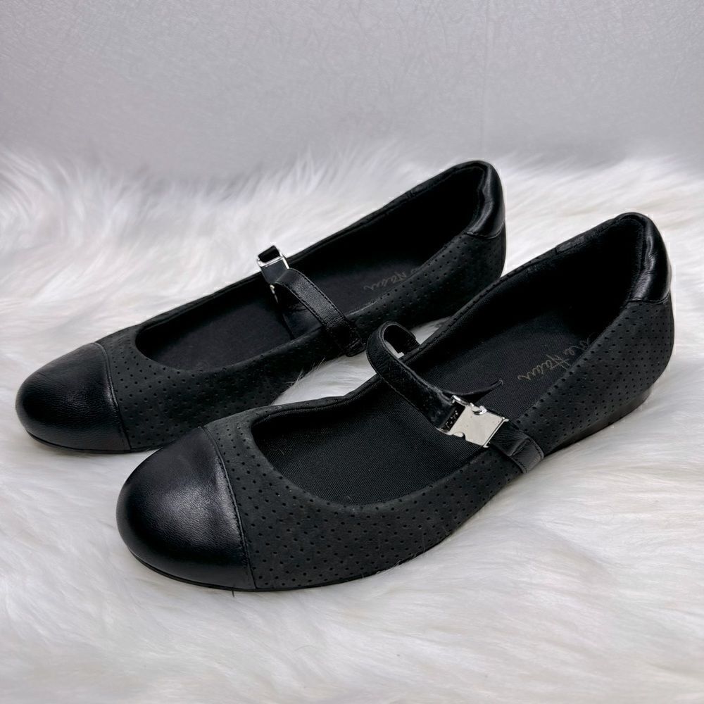 Cole Haan Air Mary Jane Suede Leather Flats 7.5